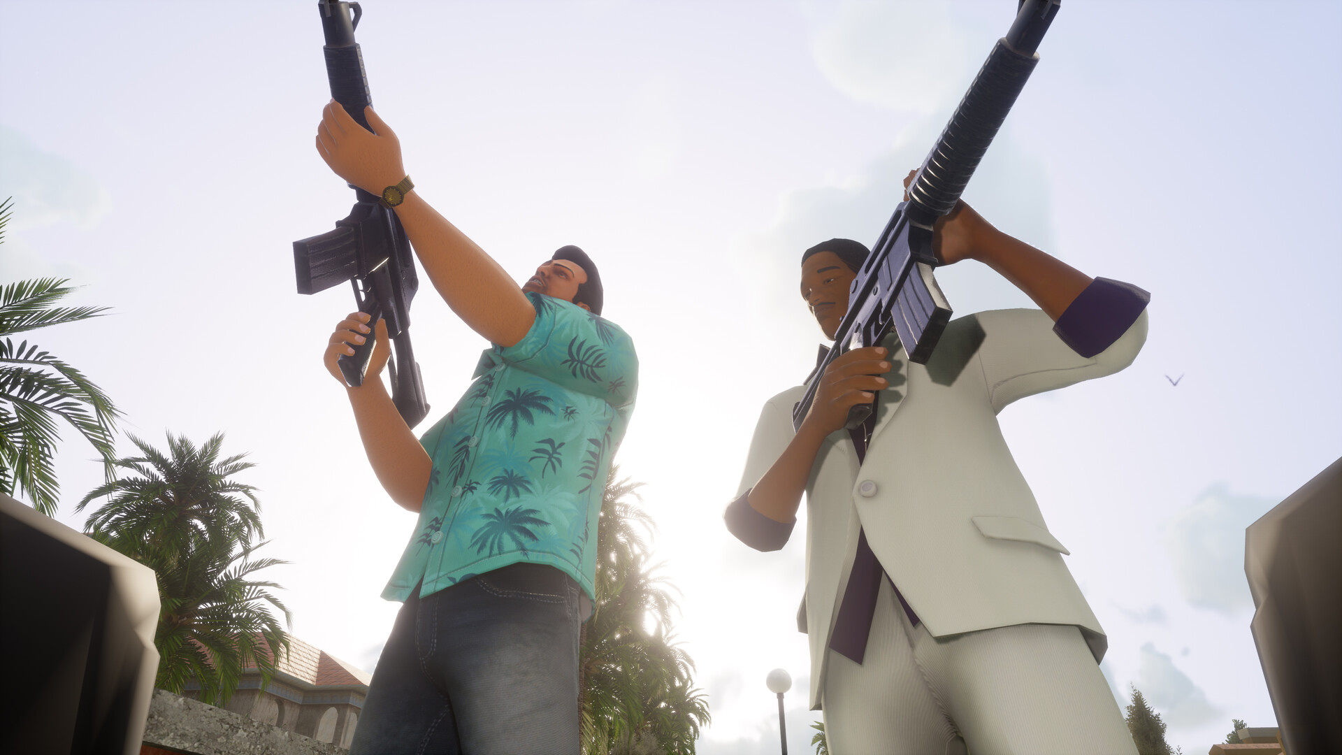 Official Vice City Definitive Edition promotional gameplay image
