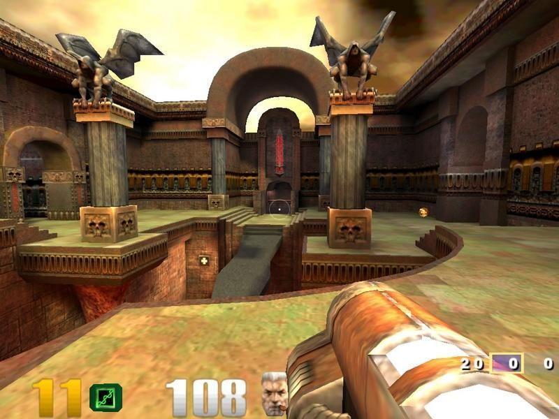 Original Quake III Arena screenshot from its Steam listing