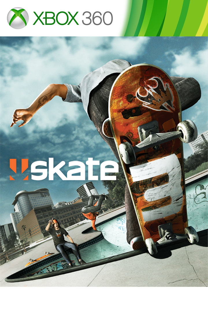 Official Skate 3 commercial edition title artwork