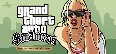 Official Grand Theft Auto: San Andreas commercial edition title artwork